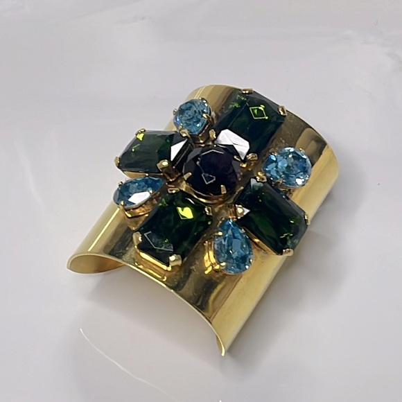 ERICKSON BEAMON VINTAGE LARGE CUFF BRACELET - Picture 1 of 11